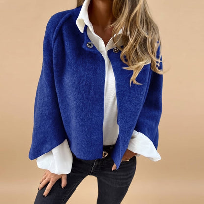Manteau ouvert à épaules tombantes