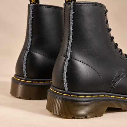 Bottes à lacets unisexes en cuir véritable 3