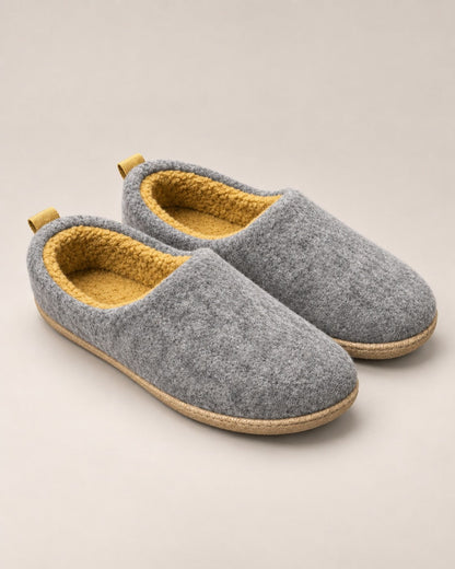 Chaussons orthopédiques unisexes, pantoufles chaudes doublées polaire 2