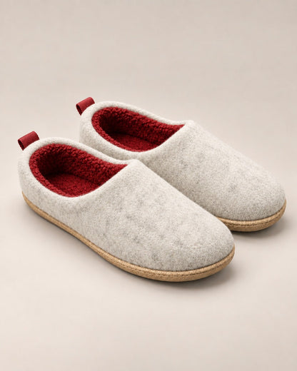 Chaussons orthopédiques unisexes, pantoufles chaudes doublées polaire 6