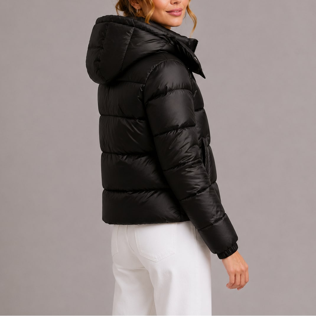 Doudoune à capuche femme, manteau matelassé léger 5