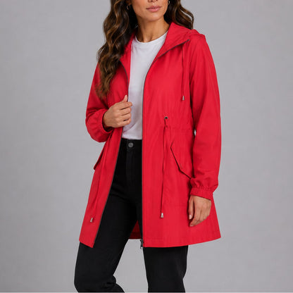 Jeanne | Femme Léger Capuche Réglable Taille à Cordon Imperméable 4