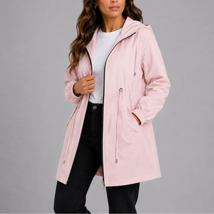 Jeanne | Femme Léger Capuche Réglable Taille à Cordon Imperméable 6