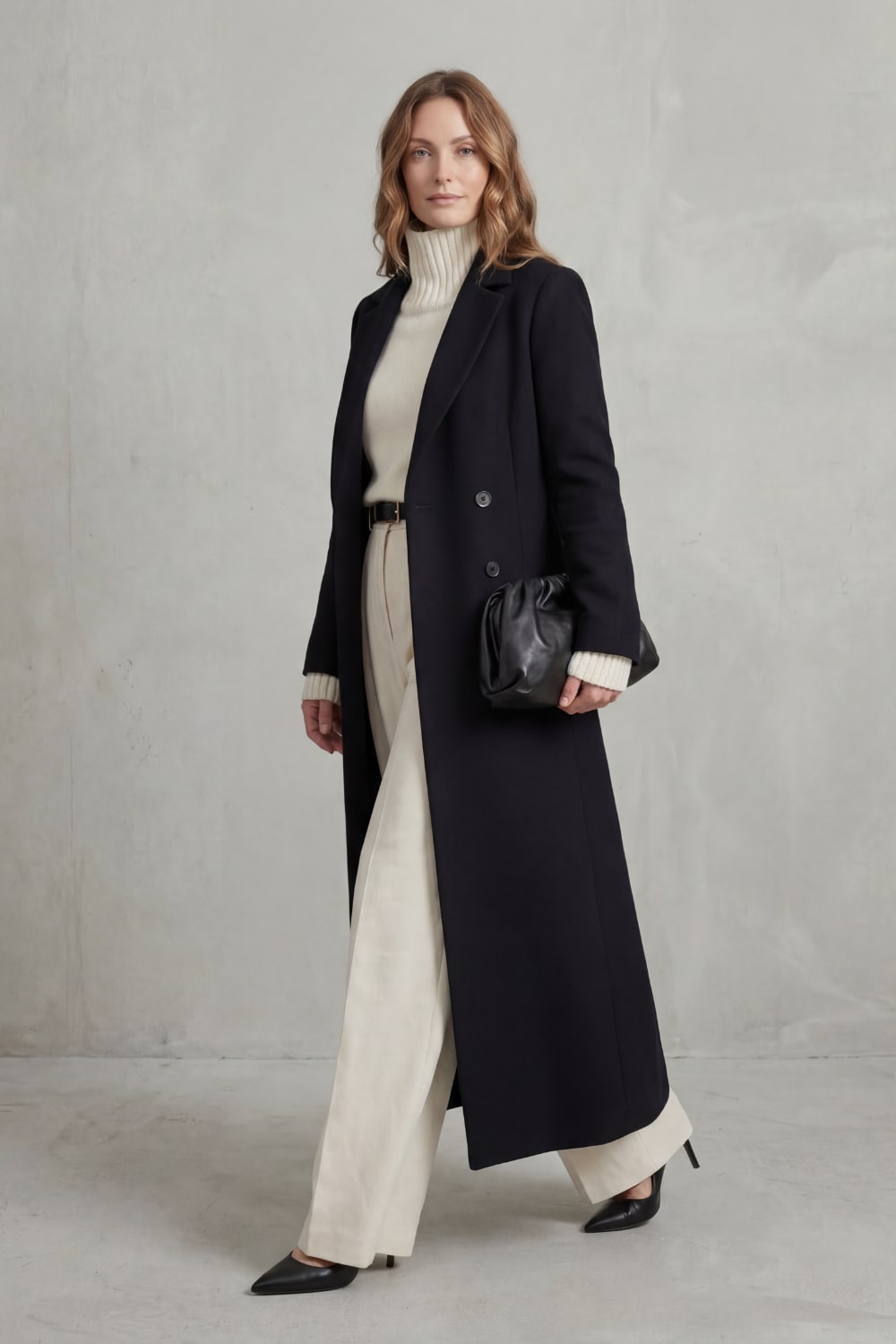 Manteau long ajusté pour femme, coupe classique et chaleur intemporelle 4