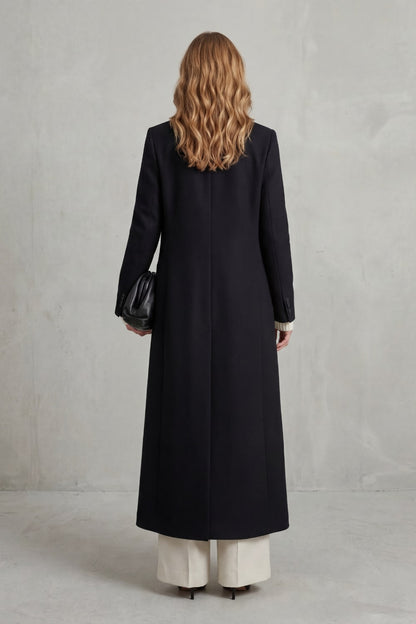 Manteau long ajusté pour femme, coupe classique et chaleur intemporelle 5