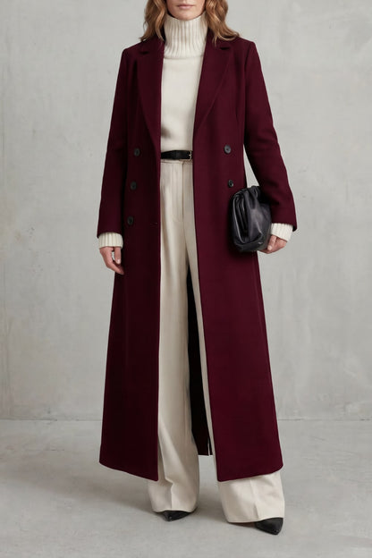 Manteau long ajusté pour femme, coupe classique et chaleur intemporelle 6